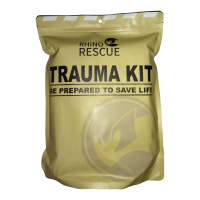 Аптечка экстренной помощи 9 предметов Rhino Rescue Trauma Kit + бинт гемостатический (исп.2) Аптечка экстренной помощи 9 предметов Rhino Rescue Trauma Kit + бинт гемостатический (исп.2)